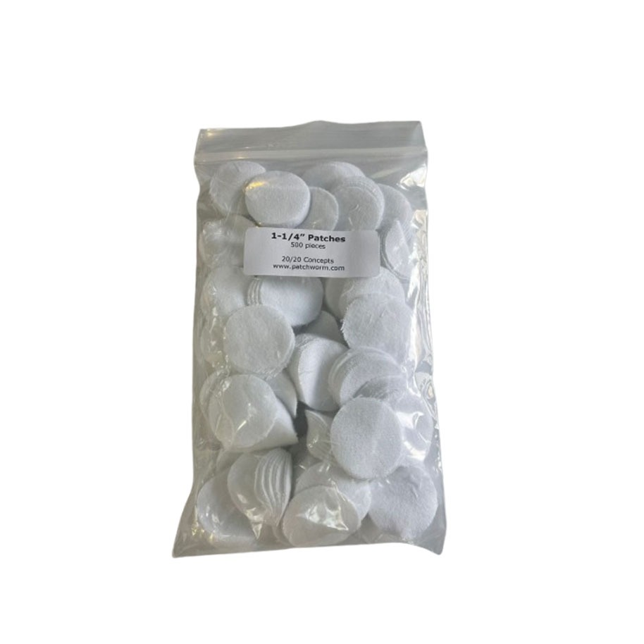 Patchworm Round Cotton Patches - 1-1/4