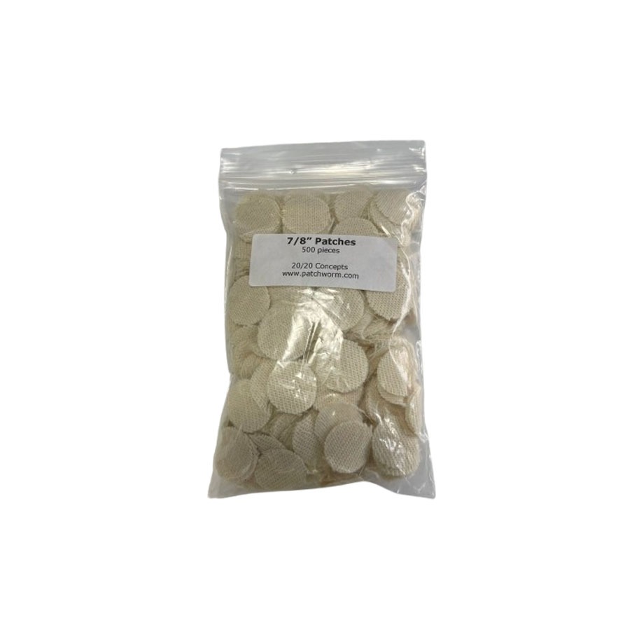 Patchworm Round Patches - 7/8" Heavy duty