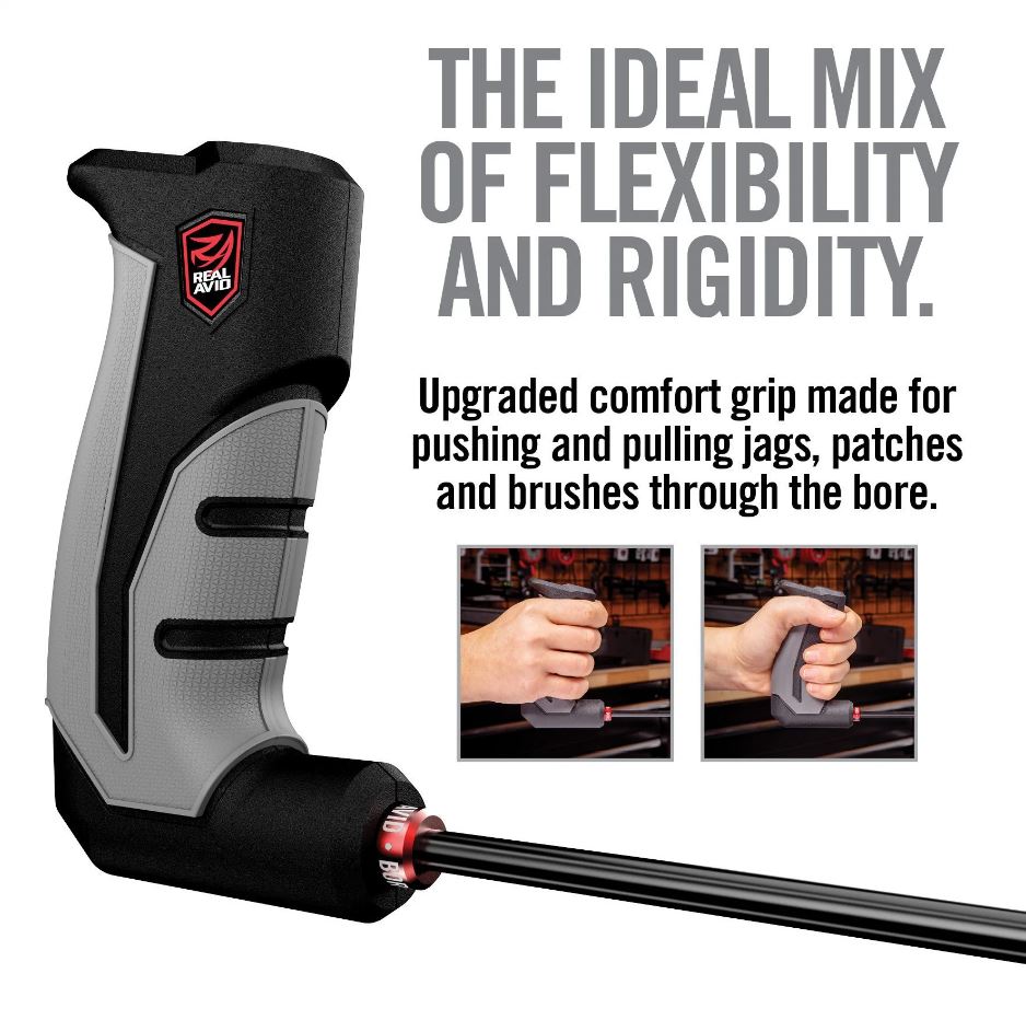 RealAvid مراط/ سيخ تنظيف ذكي من كاربون فايبر  Max Smart – عيار ‎.30 (7.62 مم)، طول 36 بوصة